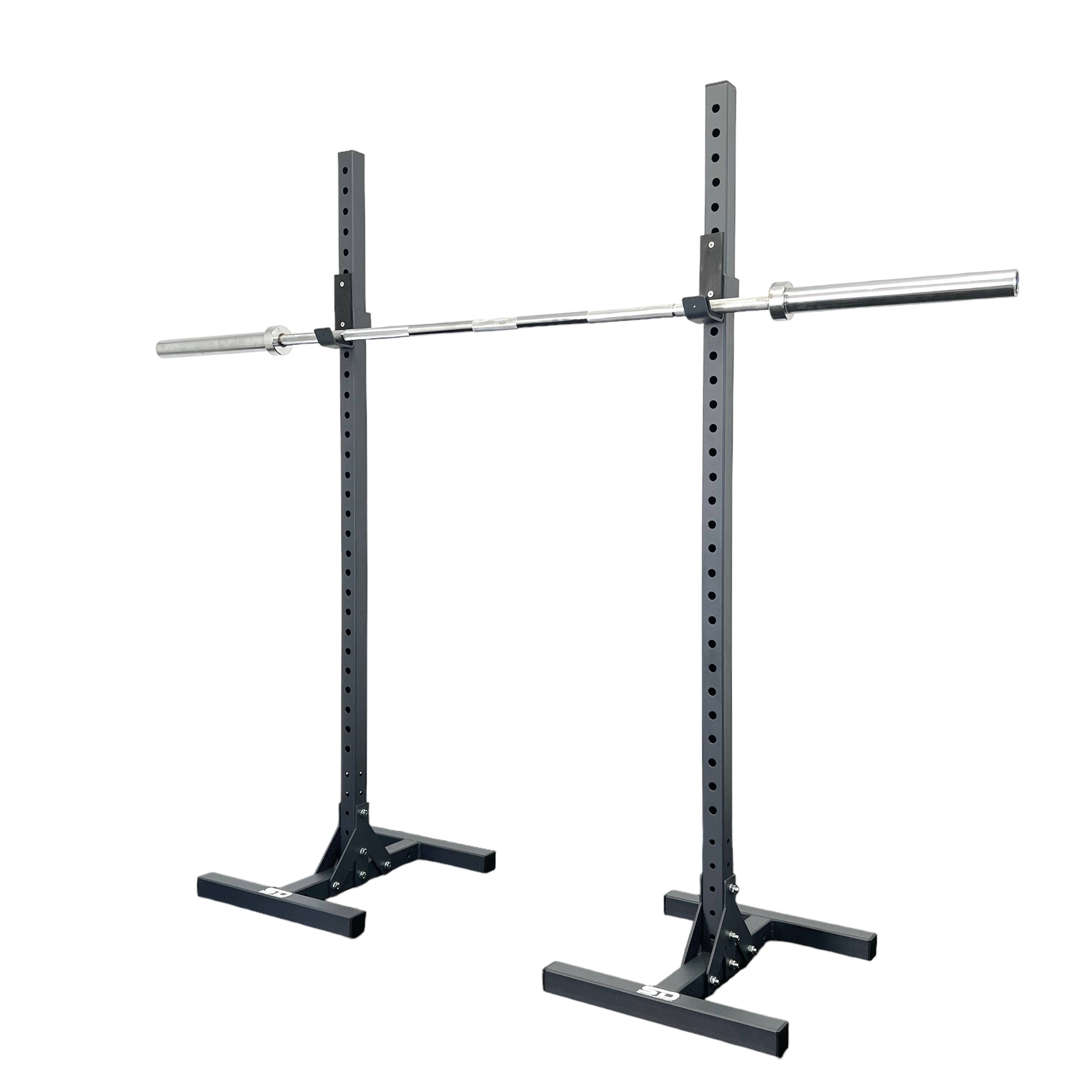 Rack Da Squat Regolabile Yaheetech - Supporto Bilanciere Per Palestra Casa - Altezza 135-190 Cm, Portata 300 Kg - Foto 4